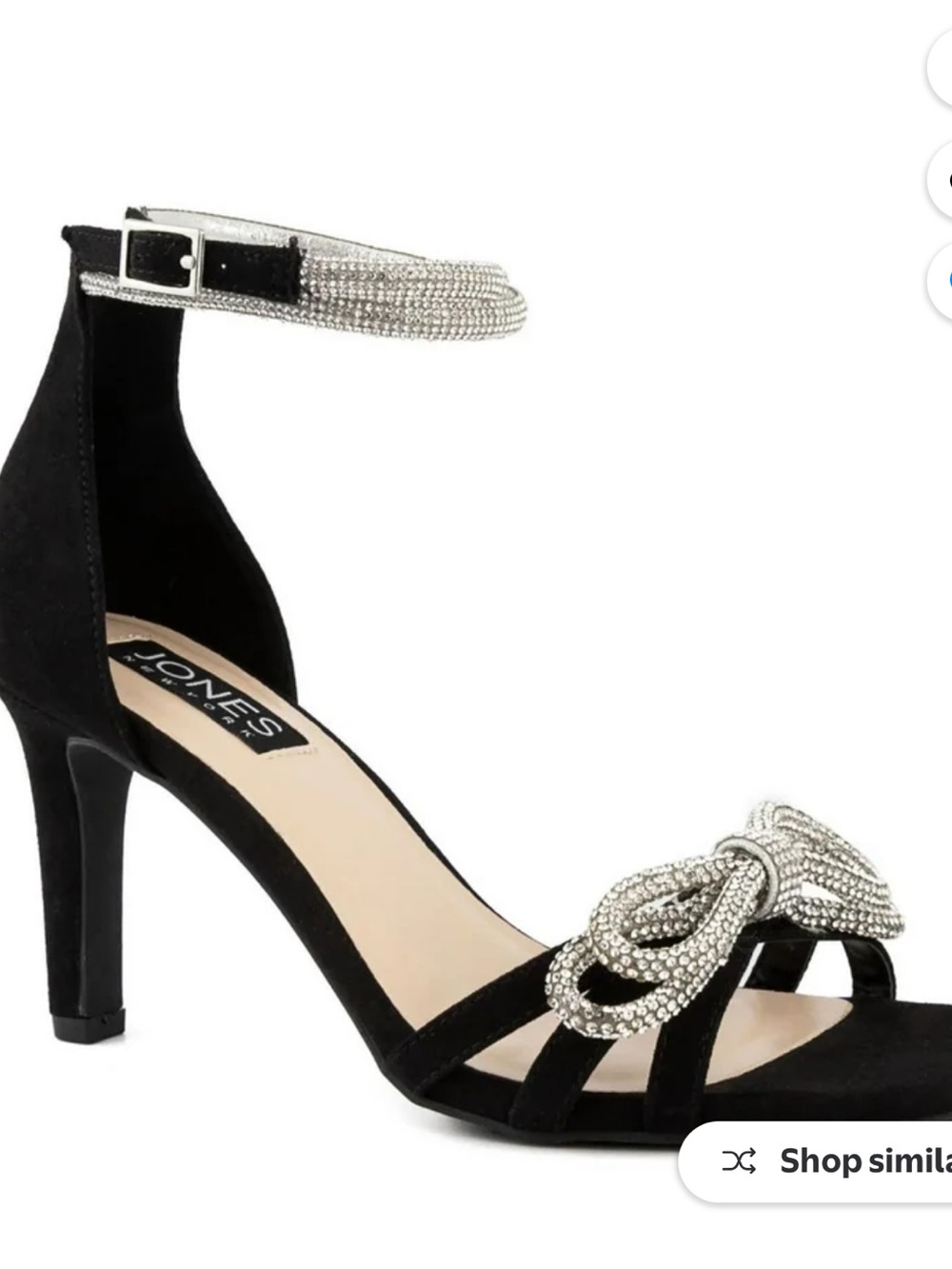 Jones New York Women’s Tarrie Faux Suede Open Toe Pumps